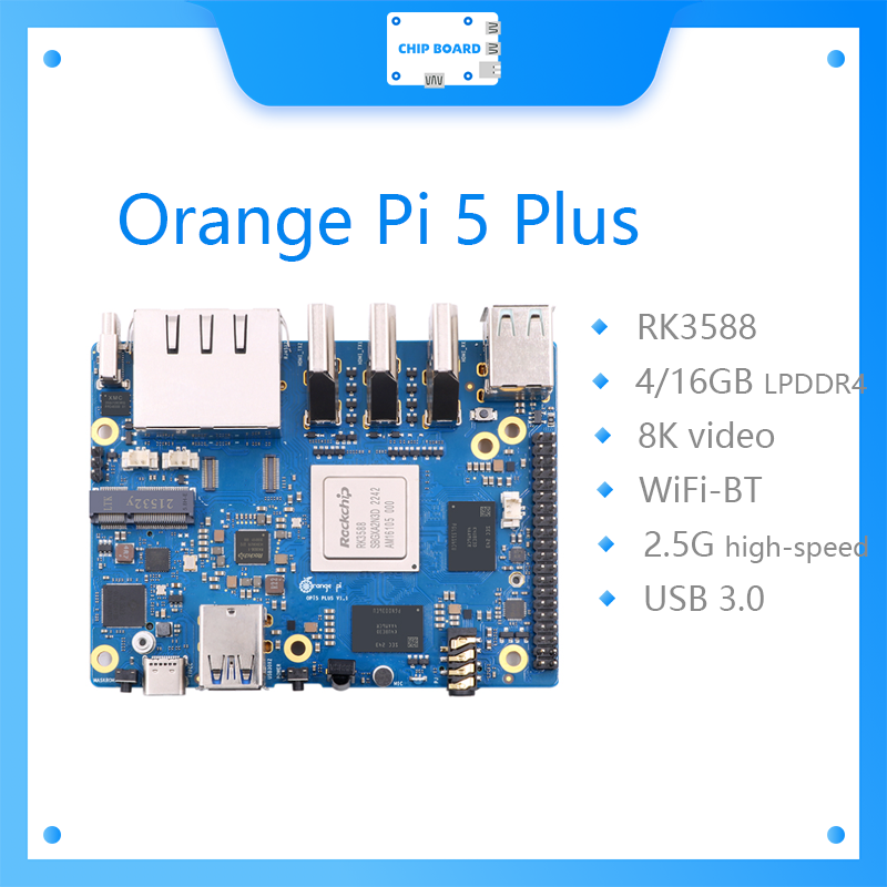 Orange Pi 5 Plus  Single Board - огляд і ціна Rockchip Rk3588 Development Board