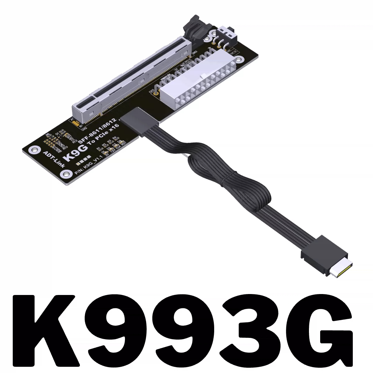 K993G-BK7 PCI-E 5.0 x4 to OCuL - огляд і ціна Oculink Egpu Mini Pc
