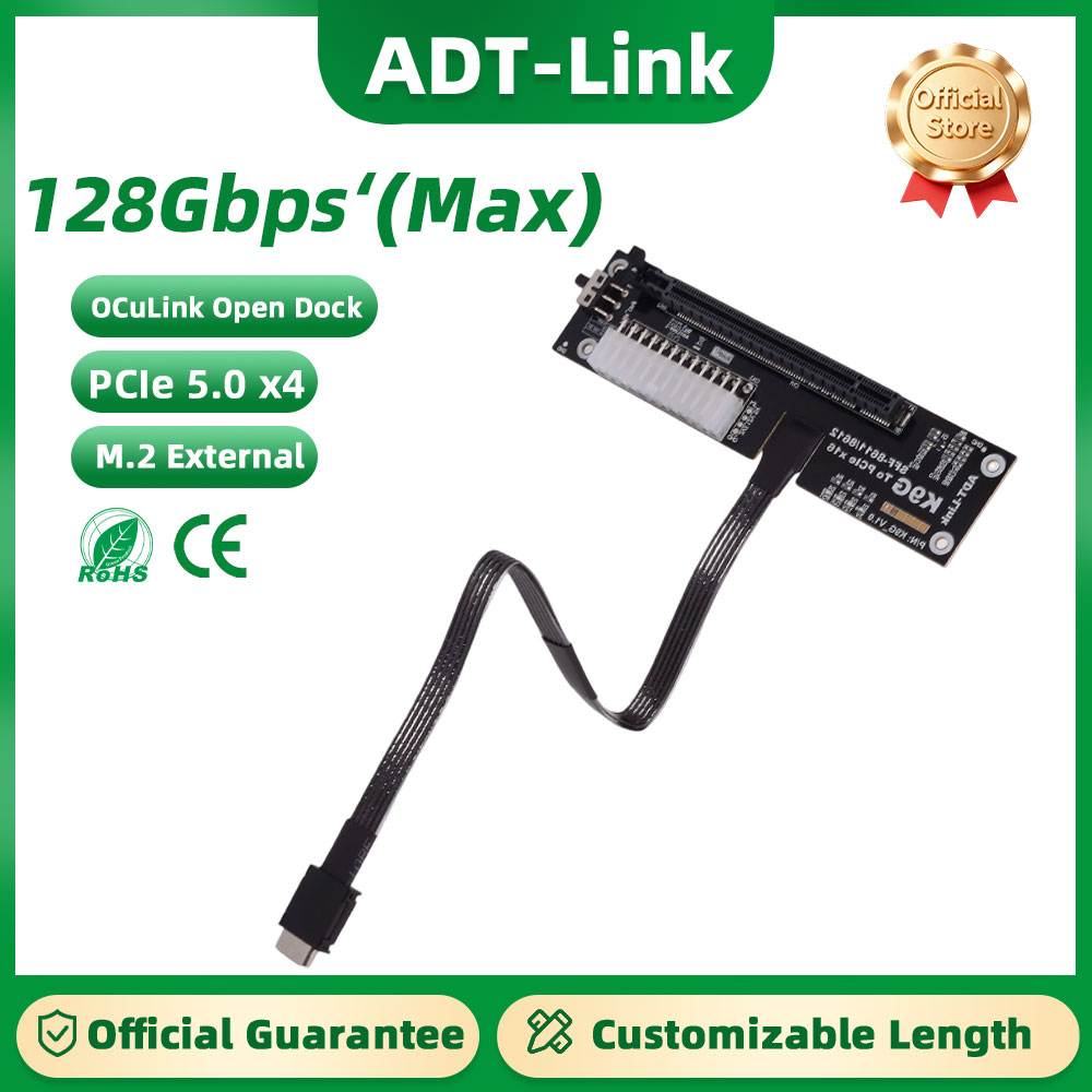 ADT-Link OCuLink GPU Dock PCIe - огляд і ціна Oculink Egpu Mini Pc