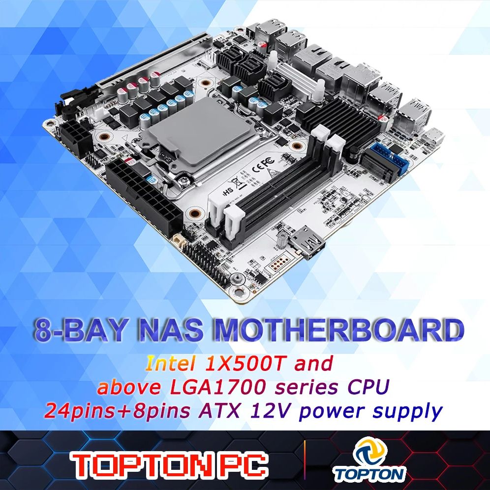 8-Bay NAS Mini ITX Motherboard - огляд і ціна Nas Motherboard 8 Sata Mini Itx